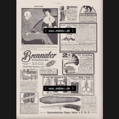 Der wahre Jacob 1908, Satire-Zeitschrift Blatt 565, Seite 5751, Opferfreudig, Karikatur vom alten Mann und einer Frau, politische Satire-Zeitschrift vom 17. März... Sammlung