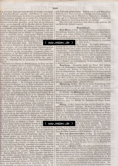 Allgemeine Zeitung 1860 Sammlung