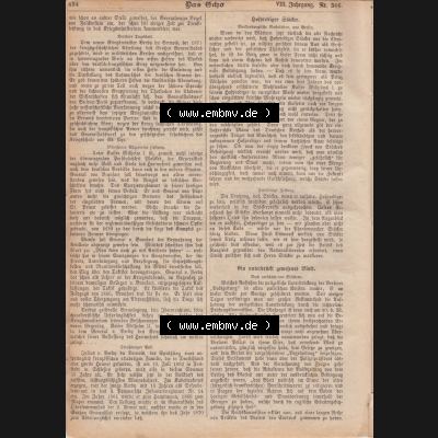 1801-1900, Zeitschrift „Das Echo“ 1889, Nr. 346, Berlin 18. April 1889, Seite 494, Berliner Tagesblatt, Münchener allgemeine... Sammlung