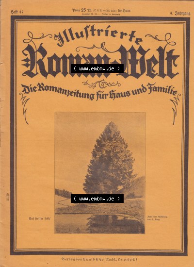 Weimarer Republik „Illustrierte Roman-Welt“ 1931, Heft 47, 4. Jahrgang, Auf freier Höh, Die Romanzeitung für Haus und Familie,... Sammlung