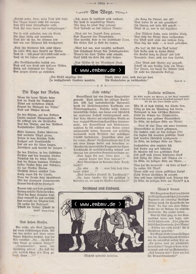 Heft 574, Satire Seite 5884, Um Wege, Deutsches Kaiserreich nach 20 Jahren Regierung, Der Wahre Jacob Sammlung