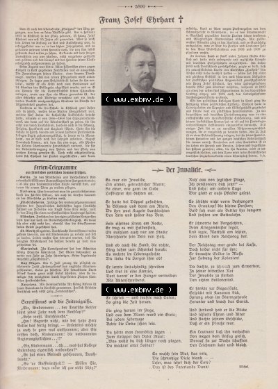 Heft 575, Satire Seite 5890, Franz Josef Ehrhart, Deutsches Kaiserreich Satire, Der Wahre Jacob Sammlung