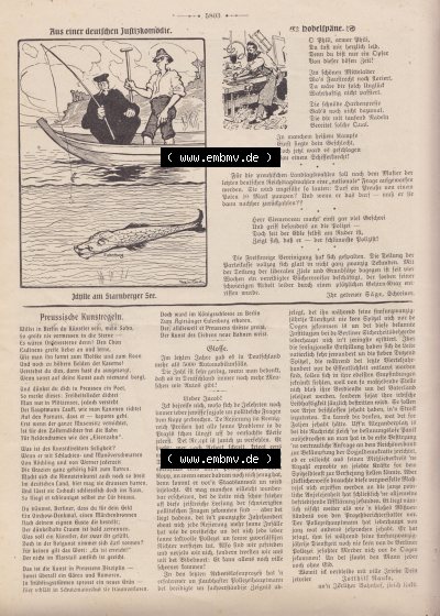 Satire 1908, Heft 569, Seite 5803, Aus der deutschen Justizkomödie, Der Wahre Jacob Sammlung