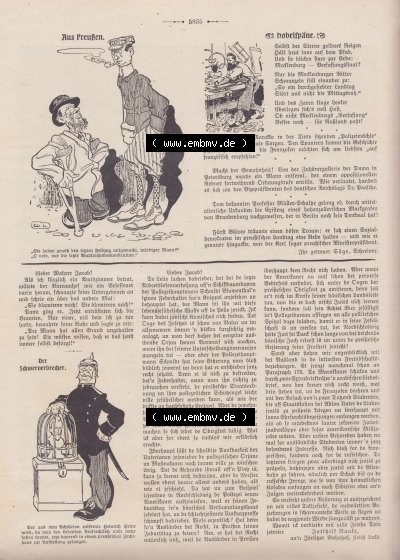 Heft 571, Satire Seite 5835, Aus Preußen, Der Wahre Jacob Sammlung