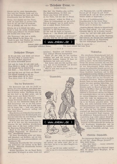 Satire 1908, Heft 570, Seite 5823, Belohnte Treue, Moderne Romanze, Der Wahre Jacob Sammlung