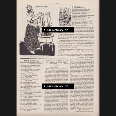 Der wahre Jacob Satire 1908, Heft 570, Seite 5819, Schmutzige Wäsche, Eulenburg. Hier befindet sich eine von 16 Seiten der Satire-Zeitschrift Der Wahre Jacob im online... Sammlung