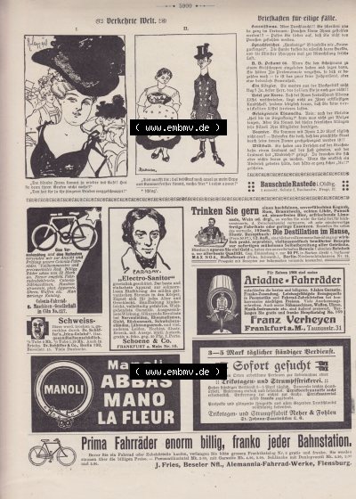 Heft 575, Satire Seite 5900, Verkehrte Welt, Briefkasten im Wahren Jacob, Deutsches Kaiserreich Satire, Der Wahre Jacob Sammlung