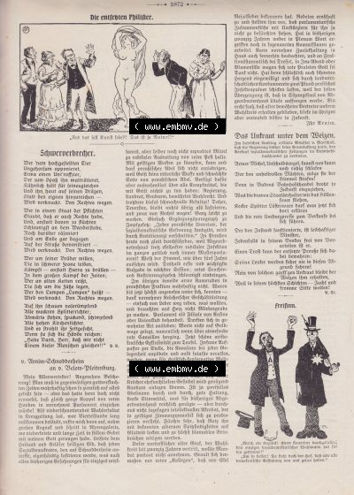 Satire im Heft 573, Seite 5872, Die Entsetzten Philister, über eine Frau, Satire-Zeitschrift „Der wahre Jacob“ im online... Sammlung