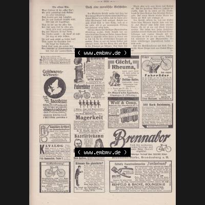 Der wahre Jacob Satire 1908, Heft 570, Seite 5830, Die offene Tür, Auch eine moralische Geschichte. Hier befindet sich eine von 16 Seiten der Satire-Zeitschrift Der... Sammlung