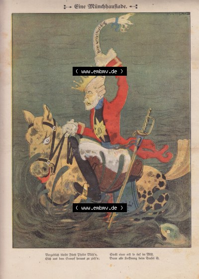 Heft 571, Satire Seite 5836, Münchhausen, Eine Münchhausiade, Der Wahre Jacob Sammlung