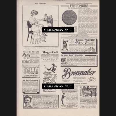 Der wahre Jacob Satire 1908, Heft 569, Seite 5814, Ohne Trauschein. Hier befindet sich eine von 16 Seiten der Satire-Zeitschrift Der Wahre Jacob im online Katalog und online Datenbank... Sammlung