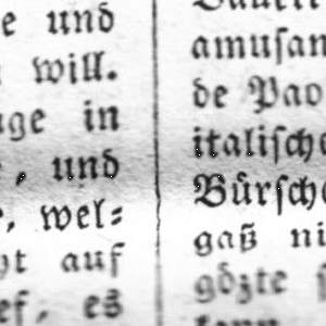 Ausschnitt zur Qualitätsprüfung vom Digitalen Bild Qualität