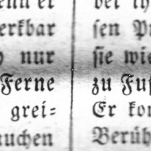 Ausschnitt zur Qualitätsprüfung vom Digitalen Bild Qualität