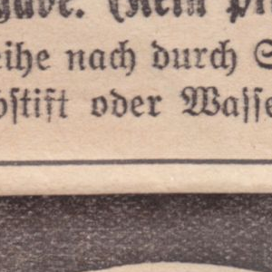 Ausschnitt zur Qualitätsprüfung vom Digitalen Bild Qualität
