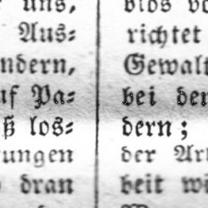 Ausschnitt zur Qualitätsprüfung vom Digitalen Bild Qualität