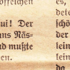 Ausschnitt zur Qualitätsprüfung vom Digitalen Bild Qualität