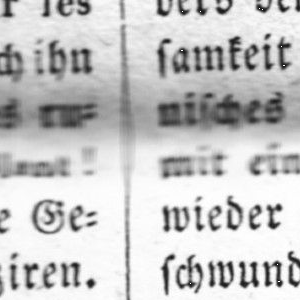 Ausschnitt zur Qualitätsprüfung vom Digitalen Bild Qualität