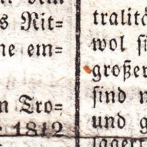 Ausschnitt zur Qualitätsprüfung vom Digitalen Bild Qualität