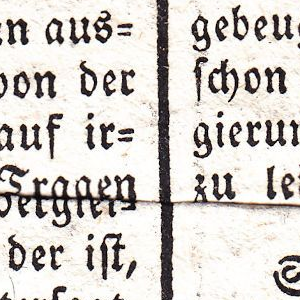 Ausschnitt zur Qualitätsprüfung vom Digitalen Bild Qualität