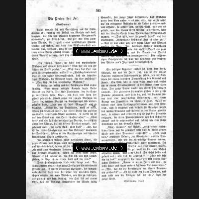 Morgenblatt für gebildete Leser 1845, Montag, 2. Juni, Nr. 131, Seite 523, Die Perlen der See - Fortsetzung. Das Digitale Bild / Foto einer Einzelseite... Sammlung