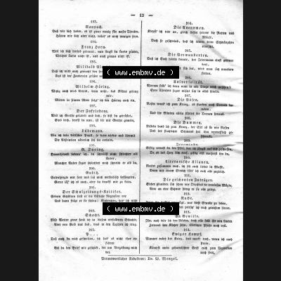 Morgenblatt 1832, 6 Januar, Nr. 3, Seite 12, Literatur-Blatt, Nachrichten 193 bis 214. Das Digitale Bild / Foto der relativ wertvollen „Morgenblatt... Sammlung