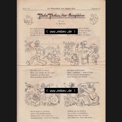 Die Rama-Post vom lustigen Fips, 1929, 1930, 5. Jahrgang, Nr. 3, Seite 18, III. Teil, 15. Abenteuer. Die Digitalen JPG-Bilder... Sammlung