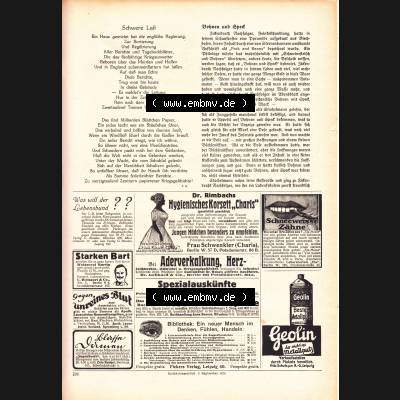 Meggendorfer-Blätter 1920, Nr. 1552, Seite 206, Schwere Last, Bohnen und Speck. Die Digitalen JPG-Bilder der digitalisierten Zeitschrift „Meggendorfer-Blätter“... Sammlung