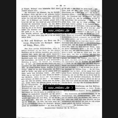 Morgenblatt 1832, Freitag, 13 Januar, Nr. 6, Seite 24, Länder und Völkerkunde. Das Digitale Bild / Foto der relativ wertvollen „Morgenblatt... Sammlung