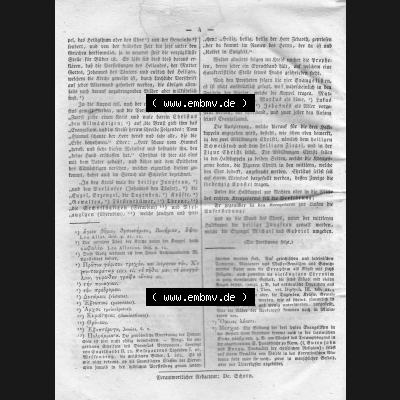 Morgenblatt 1832, 3 Januar, Nr. 1, Seite 4, Kunst-Blatt. Das Digitale Bild / Foto der relativ wertvollen „Morgenblatt für gebildete Stände“-Zeitschrift... Sammlung