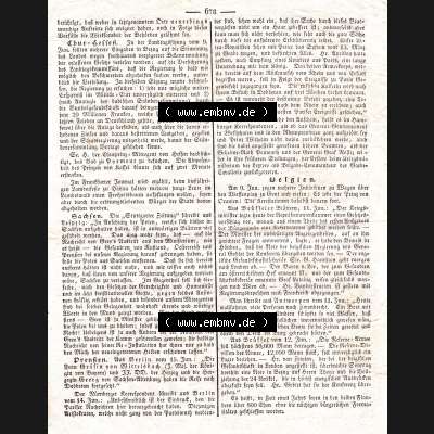 Augsburg 1832, 171, Dienstag 19. Juni, Augsburger Abendzeitung Seite 678. Die Digitalen JPG-Bilder der digitalisierten Augsburger Zeitung können heruntergeladen werden. Sammlung