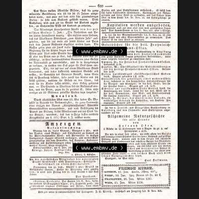 Augsburg 1832, 171, Dienstag 19. Juni, Augsburger Abendzeitung Seite 680. Die Digitalen JPG-Bilder der digitalisierten Augsburger Zeitung können heruntergeladen werden. Sammlung