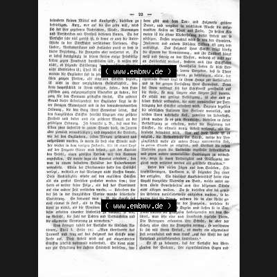 Morgenblatt 1832, Freitag, 13 Januar, Nr. 6, Seite 22, Länder und Völkerkunde. Das Digitale Bild / Foto der relativ wertvollen „Morgenblatt... Sammlung