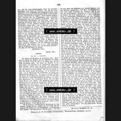 Morgenblatt für gebildete Leser 1845, Dienstag, 3. Juni, Nr. 132, Seite 528, Korrespondenz Nachrichten, Genf im Mai, Der See - Lebensweise.... Sammlung