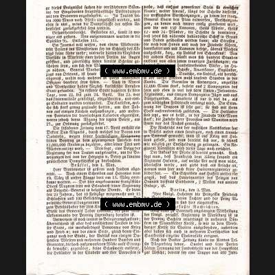 Augsburg 1832, 9. November 1832 Nro. 128. Augsburger Ordinari-Postzeitung (3) Sammlung