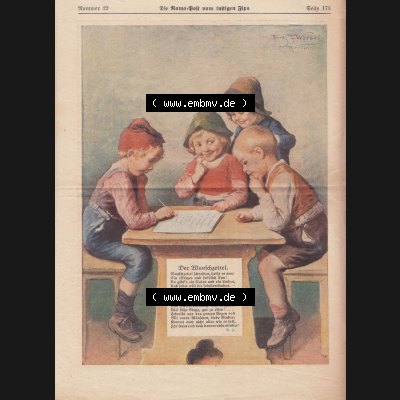 Die Rama-Post vom lustigen Fips, 1929, 1930, 5. Jahrgang, Nr. 22, Pützlipütz, Willi Damm - Kistritz, Seite 173. Die Digitalen JPG-Bilder... Sammlung