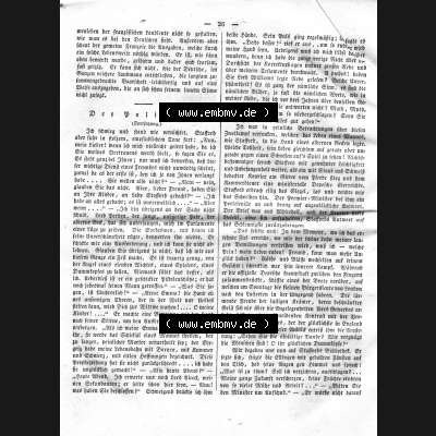 Morgenblatt 1832, Montag, 9 Januar, Nr. 7, Seite 26, Fortsetzung Der Politiker. Das Digitale Bild / Foto der relativ wertvollen „Morgenblatt für... Sammlung