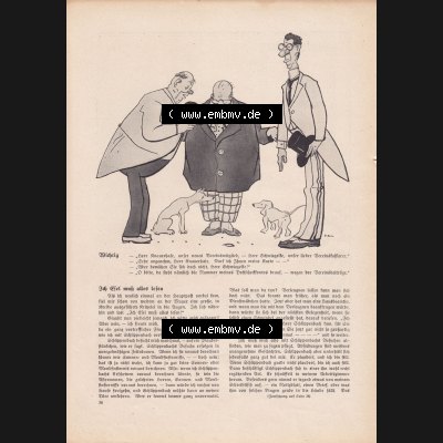 Meggendorfer-Blätter 1922, Nr. 1634, vom 20 April 1922, Seite 36, Wichtig, Ich Esel muss alles lesen. Das Digitale Bild / Foto der relativ wertvollen... Sammlung