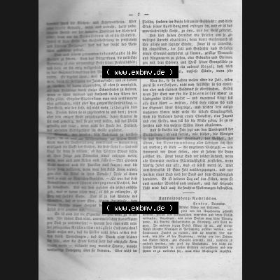 Morgenblatt 1832, 3 Januar, Nr. 2, Seite 7, Eintritt in das Jahr 1832. Das Digitale Bild / Foto der relativ wertvollen „Morgenblatt für gebildete Stände“-Zeitschrift... Sammlung