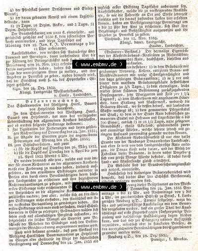 1833, 1. Januar 1833 Nro. 1. Beilage zu Augsburger Postzeitung Sammlung