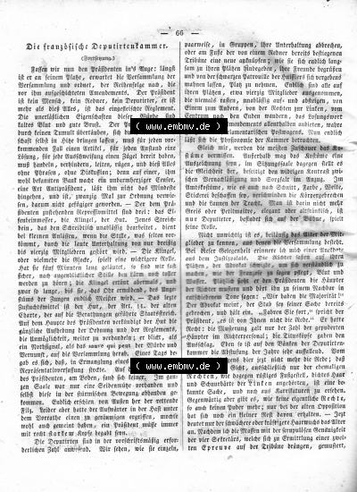 Morgenblatt 1832, Freitag, 20 Januar, Nr. 17, Seite 66, Die französische Deputiertenkammer. Sammlung