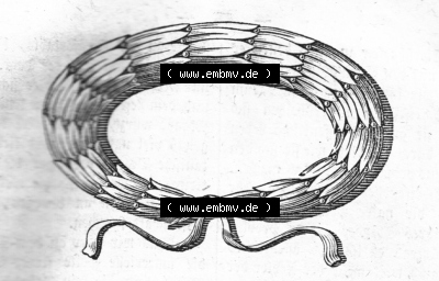 Morgenblatt 1832, Freitag 27 Januar, Nr. 10, Seite 37, Titel-Grafik mit Leeren Kranz. Sammlung