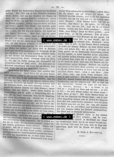 Morgenblatt 1832, Sonnabend, 28 Januar, Nr. 24, Seite 95, Fortsetzung vom Waldgespenst. Sammlung