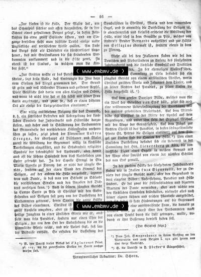 Morgenblatt 1832, Donnerstag 12 Januar, Nr. 4, Seite 16, Nachricht über ein neugriechisches Malerbuch, Fortsetzung. Sammlung