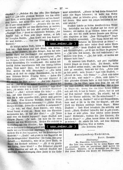 Morgenblatt 1832, Montag, 9 Januar, Nr. 7, Seite 27, Fortsetzung Korrespondenz Nachrichten. Sammlung