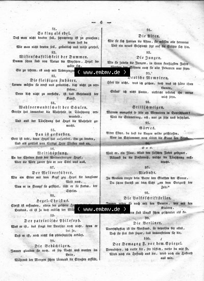 Morgenblatt 1832, 4 Januar, Nr. 2, Seite 6, Literatur-Blatt Sammlung