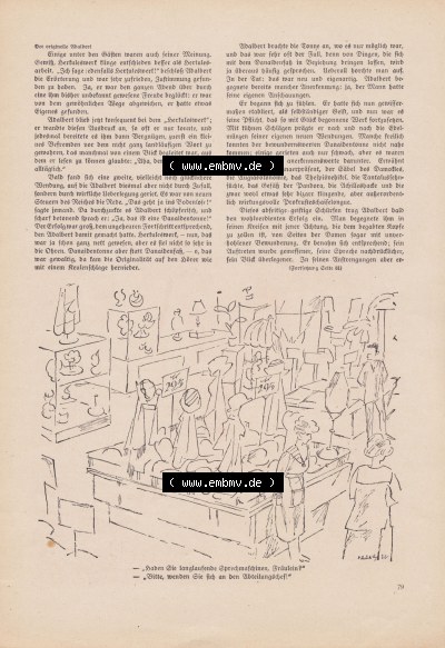 Meggendorfer-Blätter 1923, Nr. 1690, vom 17. Mai 1923, Seite 79, Der originelle Walherr Sammlung