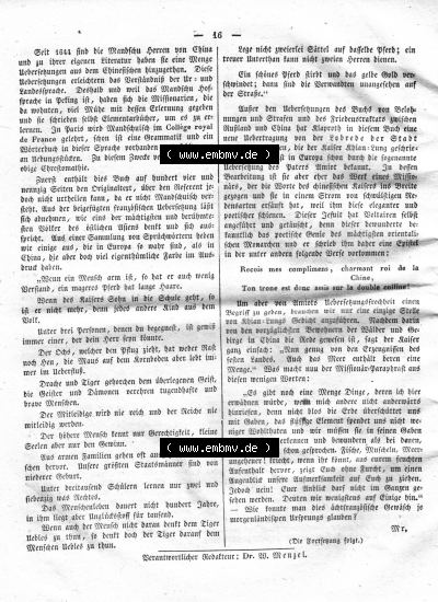 Morgenblatt 1832, Monatg 9 Januar, Nr. 4, Seite 16, Literatur-Blatt, Länder und Völkerkunde Sammlung