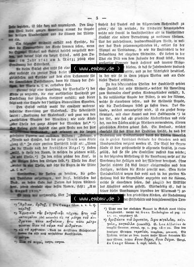 Morgenblatt 1832, 3 Januar, Nr. 1, Seite 3, Kunst-Blatt. Sammlung