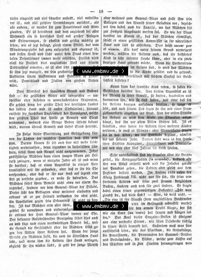 Morgenblatt 1832, Mittwoch, 11 Januar, Nr. 5, Seite 18, Länder und Völkerkunde Sammlung