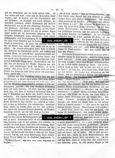 Morgenblatt 1832, 5 Januar, Nr. 4, Seite 14, Artikel „Der Politiker“. Sammlung